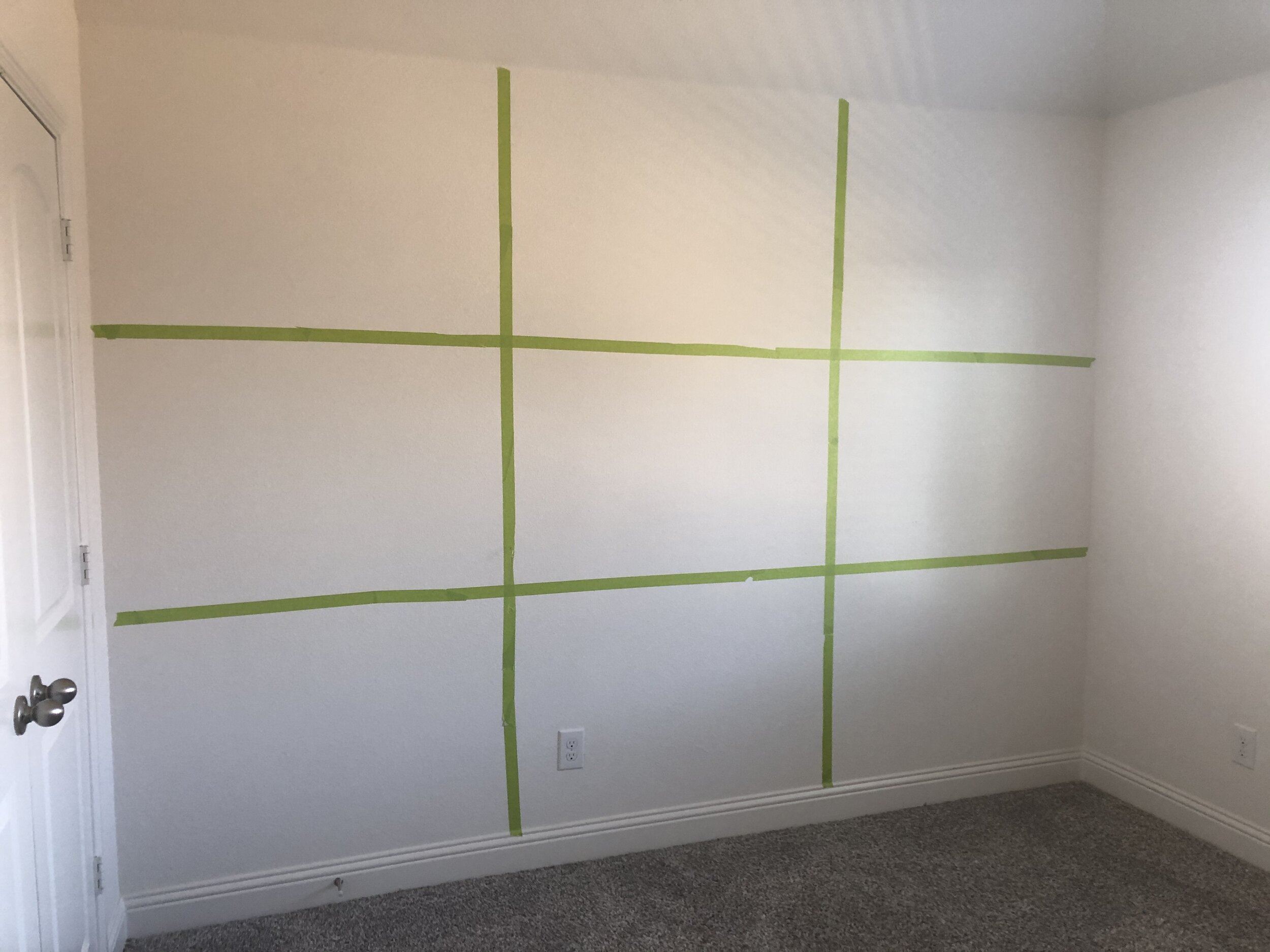 Mapping out the accent wall